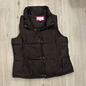 Old navy Women's Brown Puffer Vest